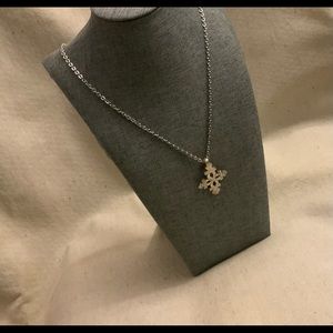 Ethiopian Handmade Coptic Cross on Stainless Steel Chain Necklace * FREE S/H *